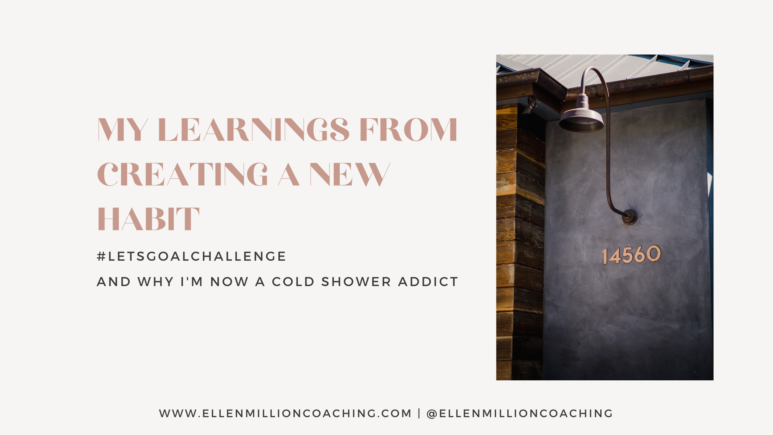 Ellen Million Coaching learnings from shaping a new habit